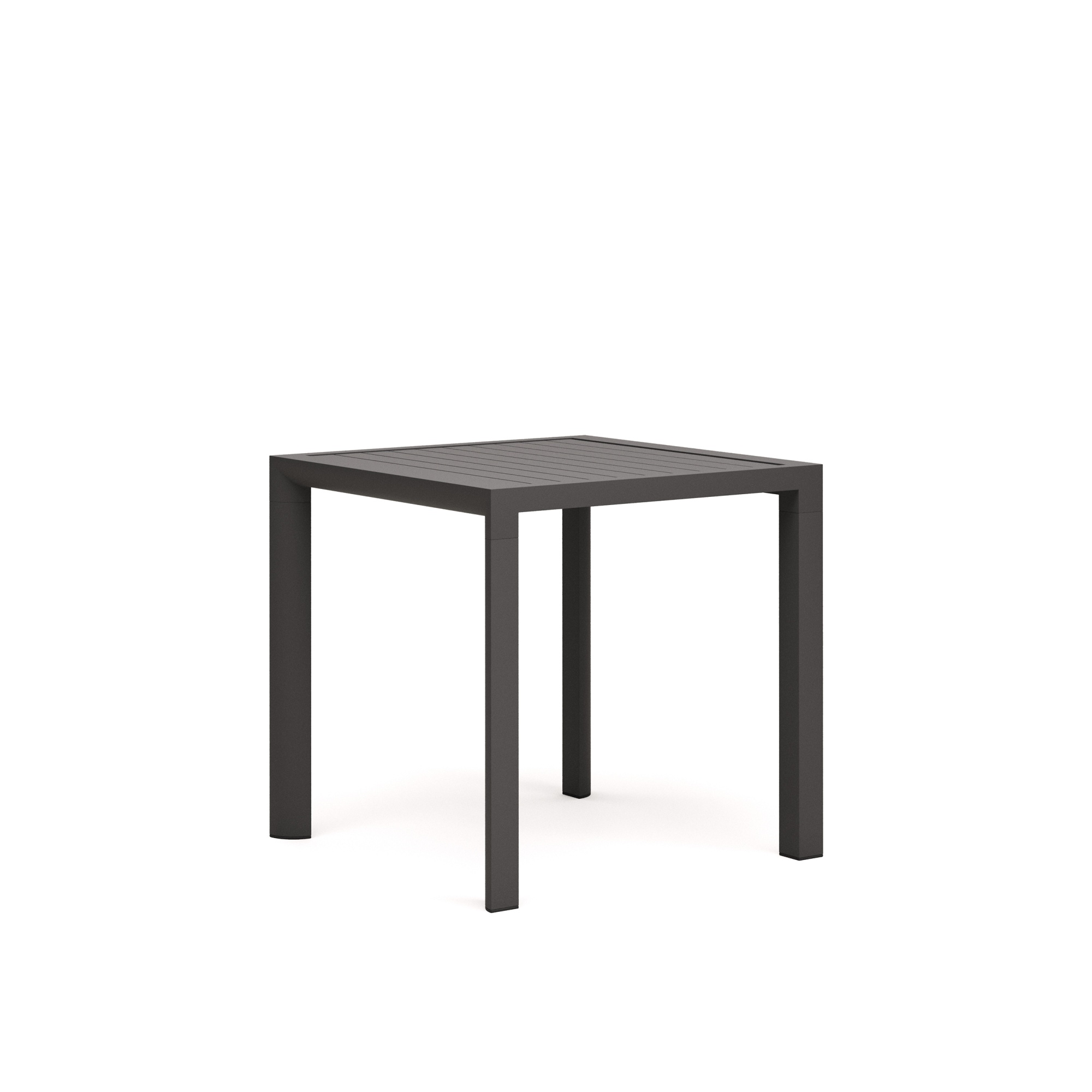 Culip Алюминиевый уличный стол с порошковым покрытием серого цвета 77 x 77 см La Forma (ex Julia Grup)