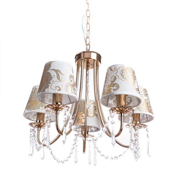 Подвесная люстра Arte Lamp A5008LM-5GO