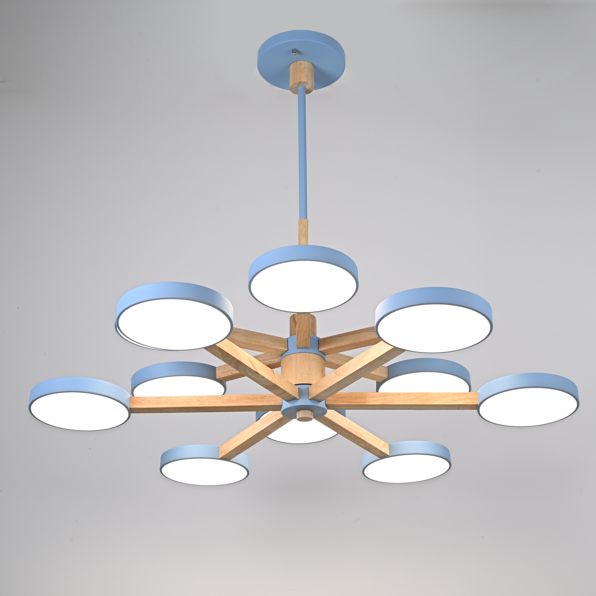 Подвесная люстра TURNA DBL L12 Blue by ImperiumLoft