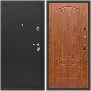 Дверь входная Graf Люкс ТП-70 Черный крокодил / МДФ 6 мм ФЛ-140 Мореная береза