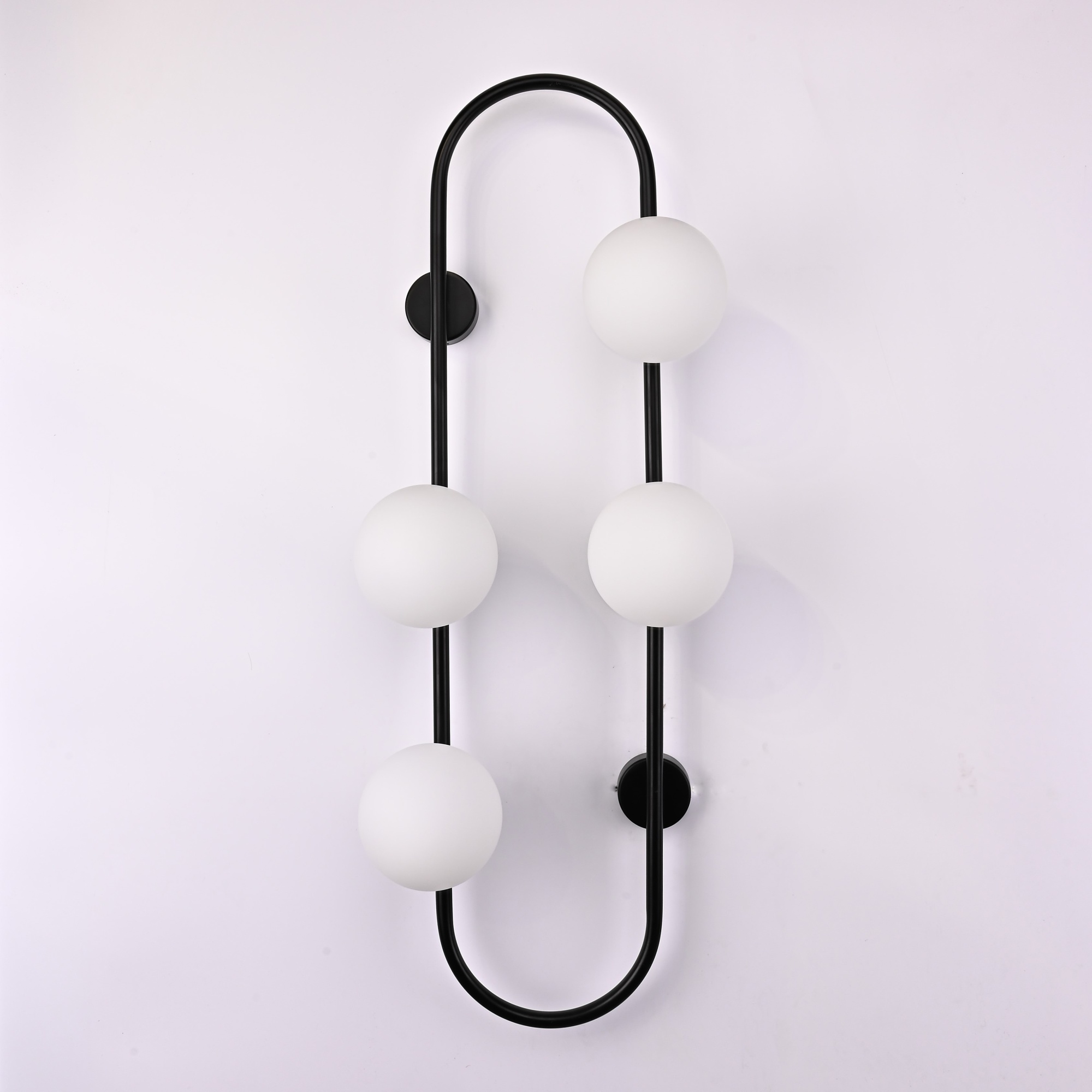 Настенное Бра Hoop Wall H77 Black By Imperiumloft