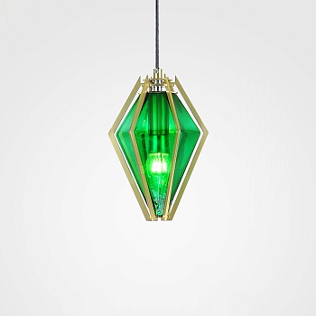 Подвесной светильник DIAMOND GL B Green by ImperiumLoft