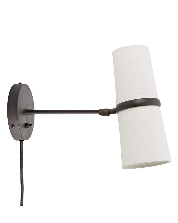 Чёрное бра Флемиш с проводом Louvre Home JJ11118-2WA