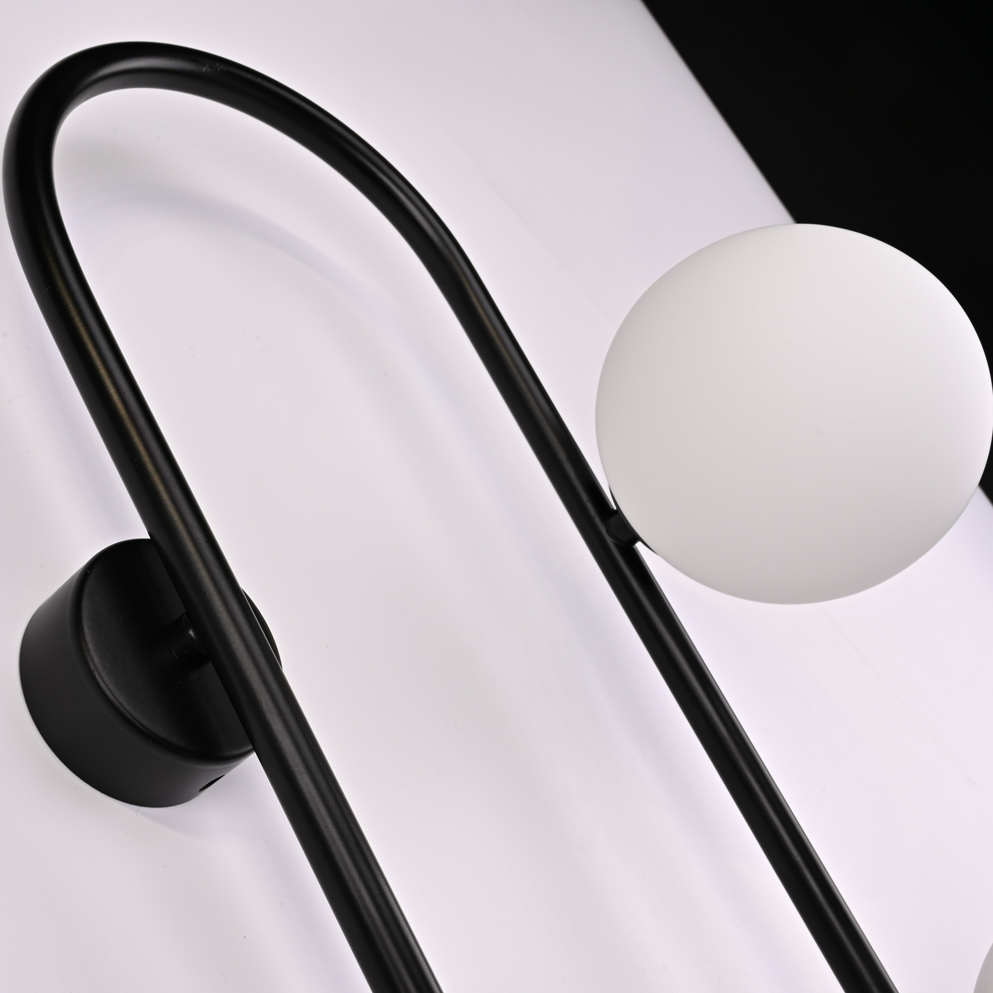 Настенное Бра Hoop Wall H77 Black By Imperiumloft