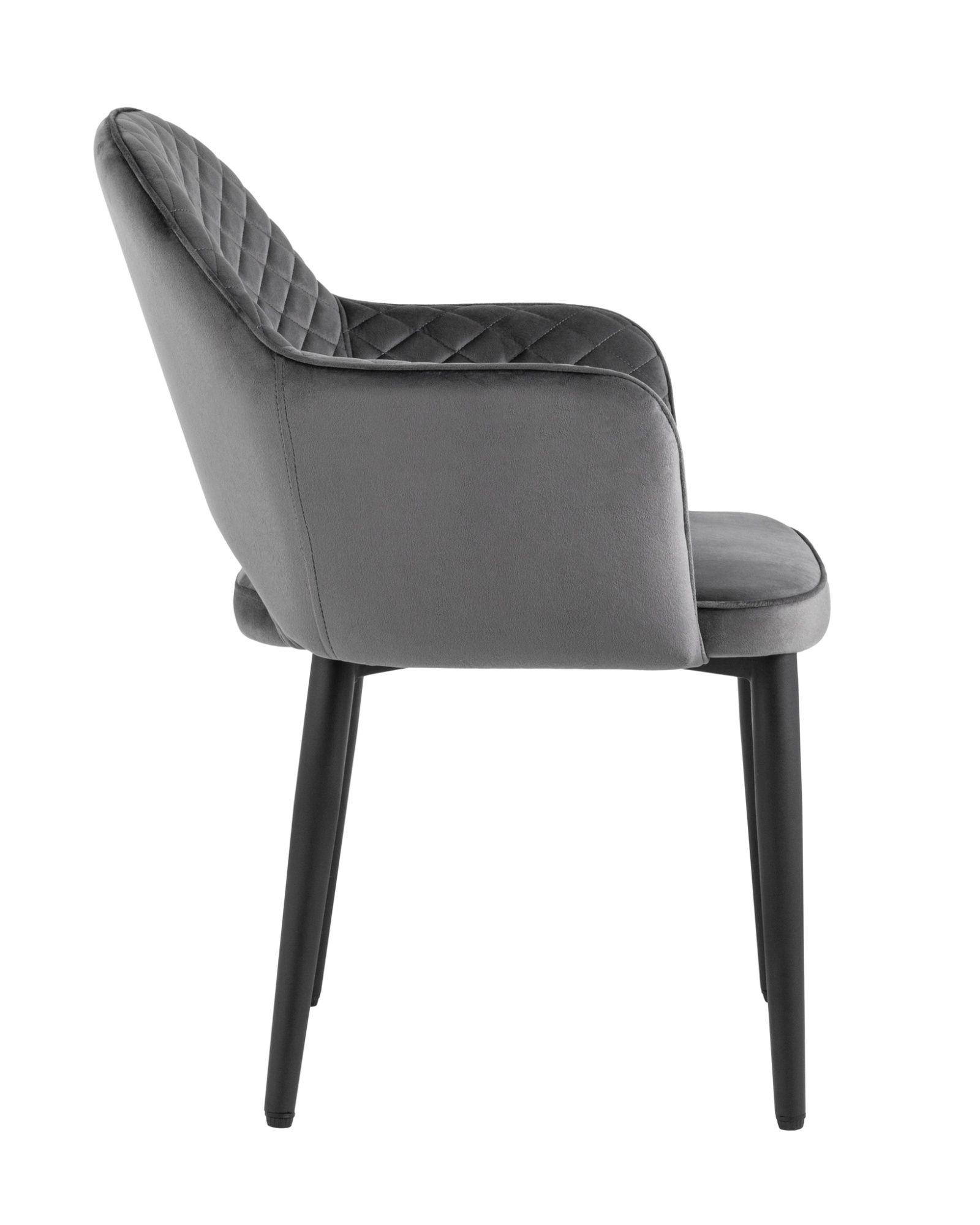 Стул Венера диамант велюр серый Stool Group