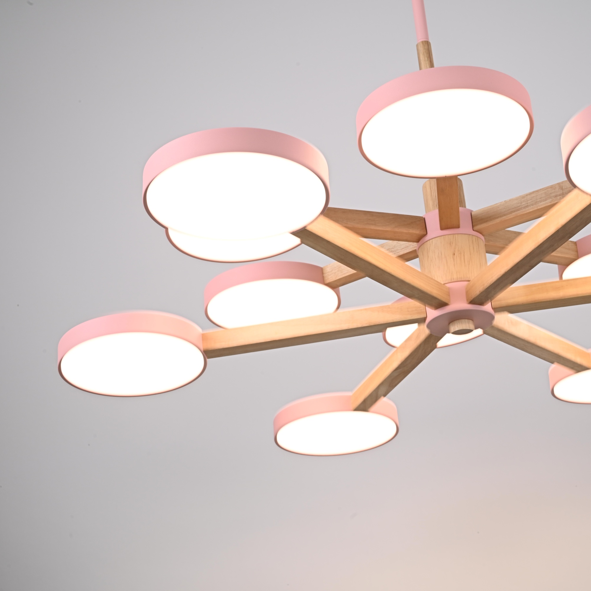 Подвесная люстра TURNA DBL L12 Pink by ImperiumLoft