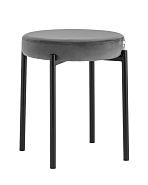 Табурет Рио велюр тёмно-серый Stool Group Табурет Рио велюр тёмно-серый Stool Group