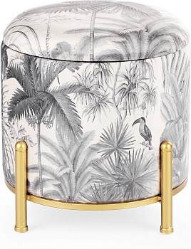 Пуф с крышкой Glasar 49-234M