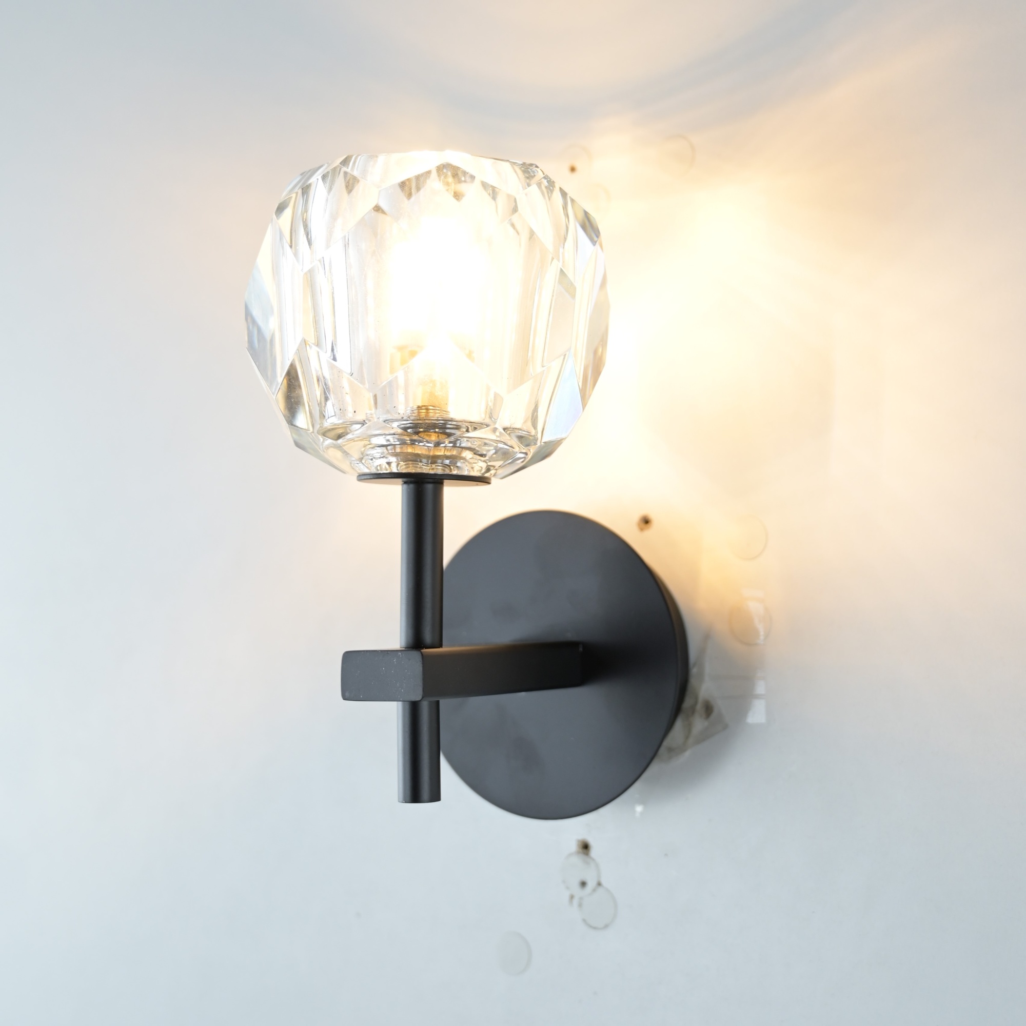 Бра Rh Boule De Cristal Single Sconce Black By Imperiumloft