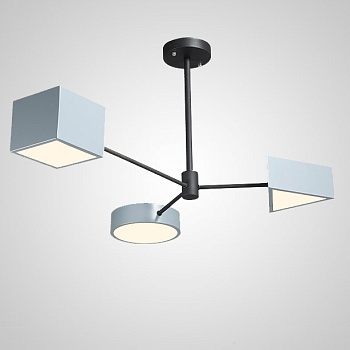 Светодиодная люстра DENIZA L3 Gray by ImperiumLoft