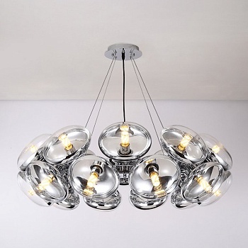 Подвесная люстра GRAZ 20 Хром by ImperiumLoft