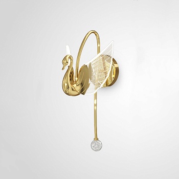 Настенный светильник BIRDIE WALL Gold by ImperiumLoft