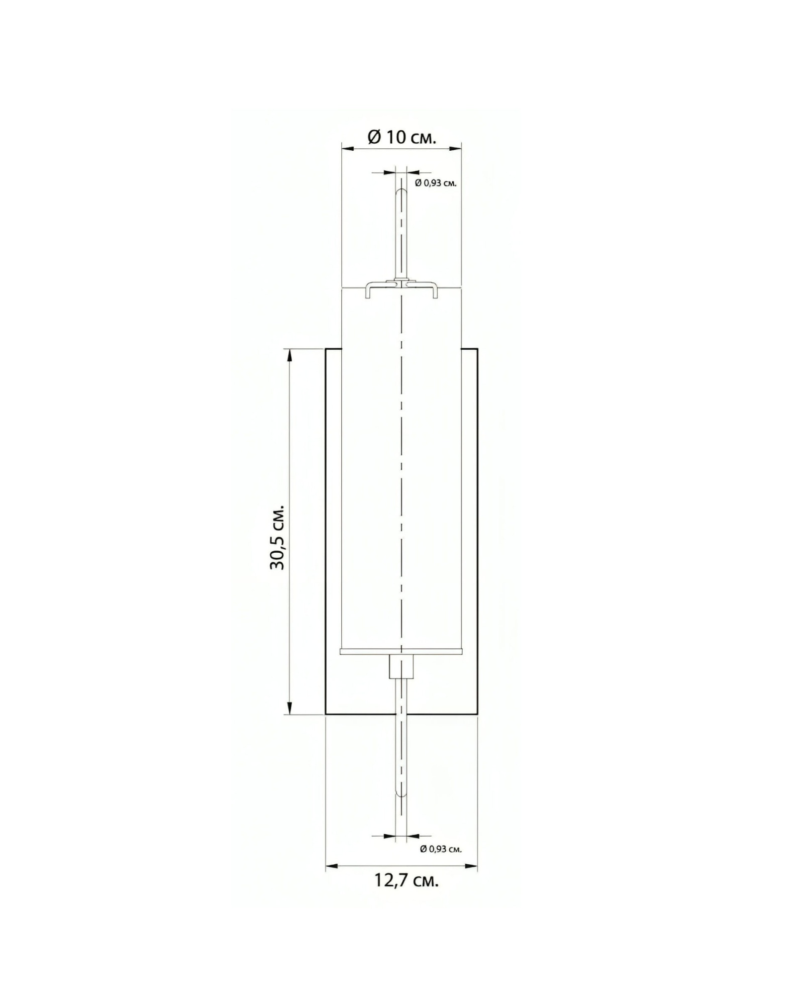 Серебристый настенный светильник Нэш Louvre Home LHLSC070224XNP