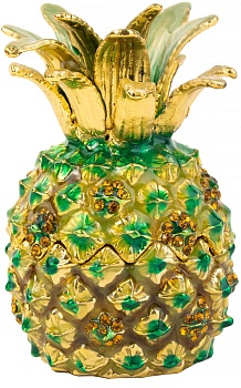 Шкатулка для драгоценностей со стразами Ананас Glasar 39-090