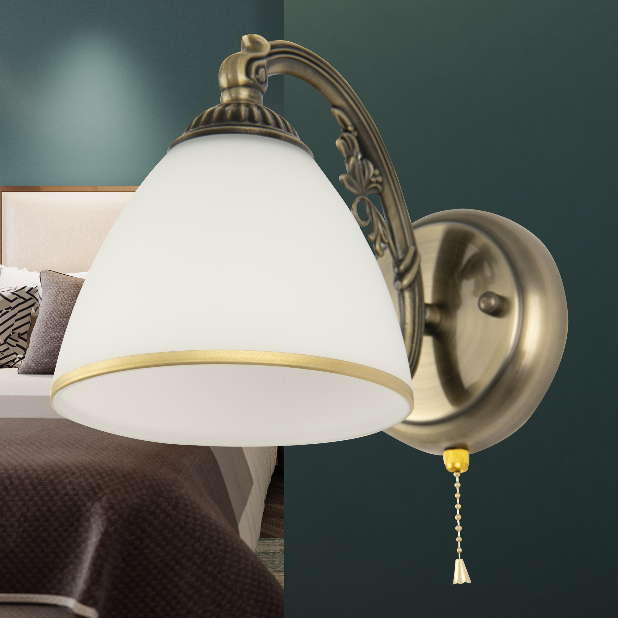 Бра с плафонами 341837/1W AB Arte Milano