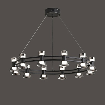 Подвесная люстра BLASIUS D83 Black by ImperiumLoft