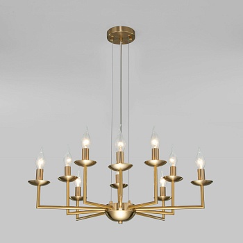 Подвесная люстра Eurosvet 60150/10 латунь