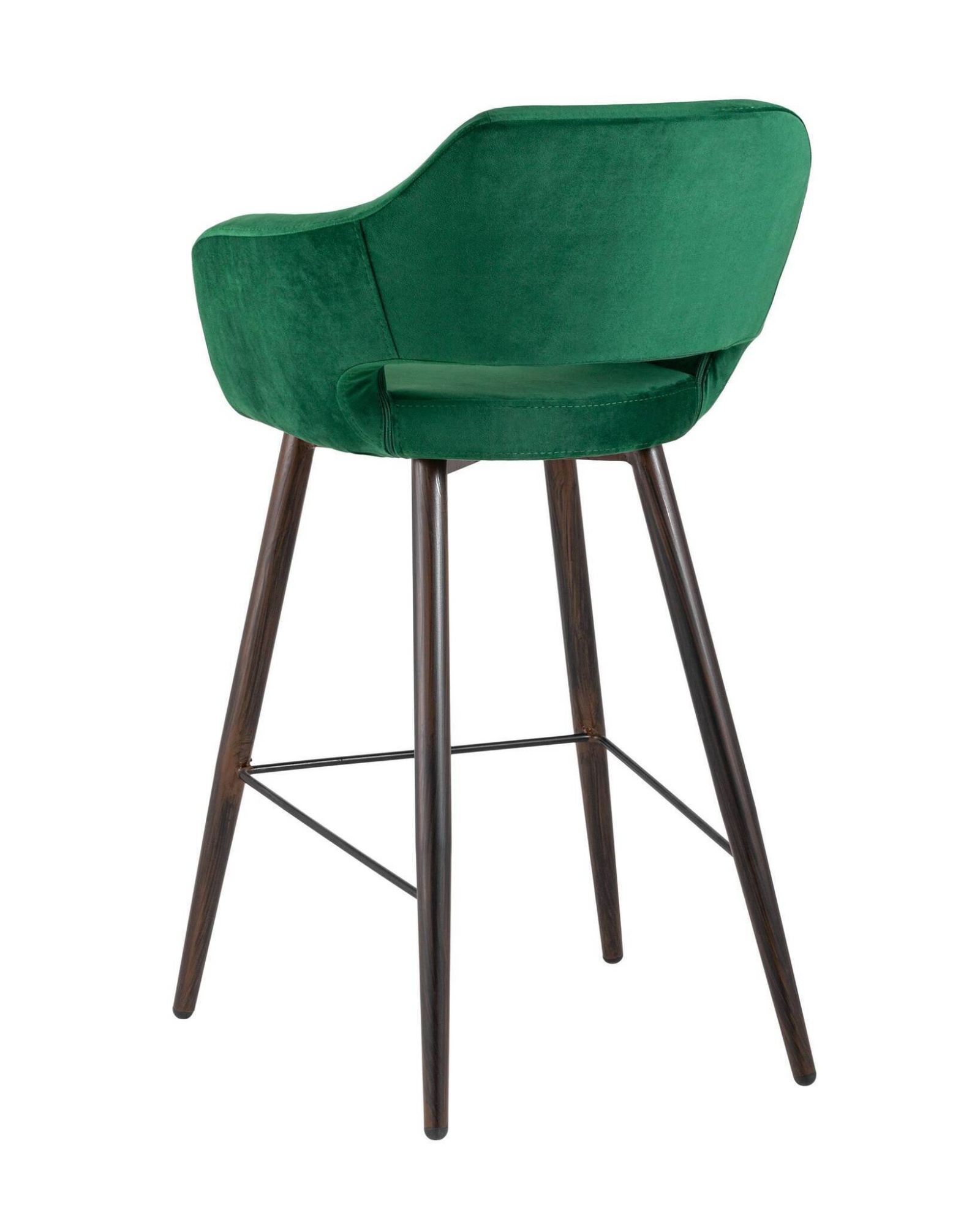 Стул барный Саймон велюр темно-зеленый Stool Group