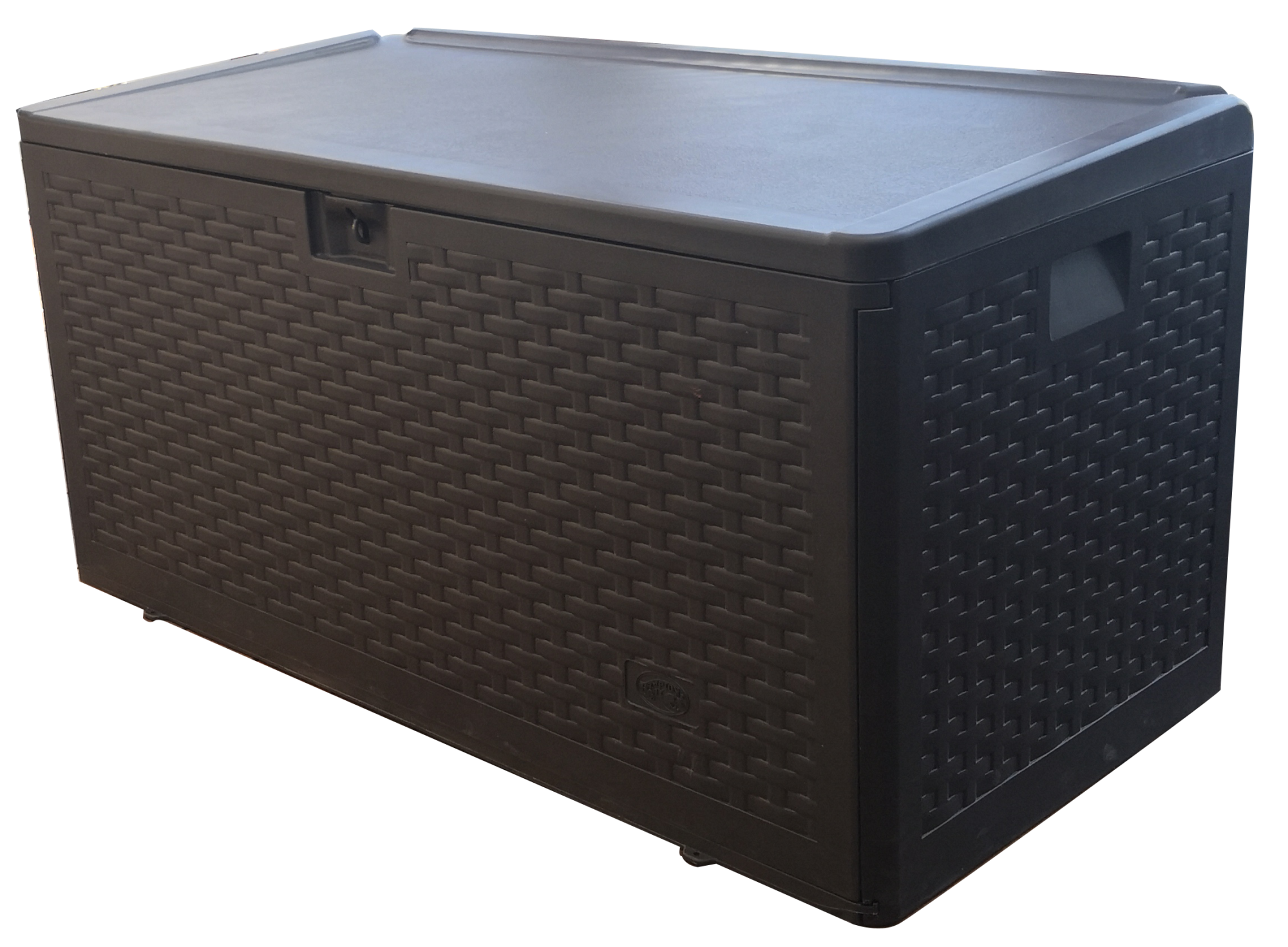 Стол-сундук Кейт пластик 110*55 см 276 л коричневый Stool Group