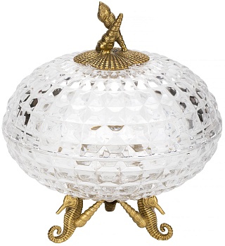 Конфетница Glasar HGL483L/1/GLASS