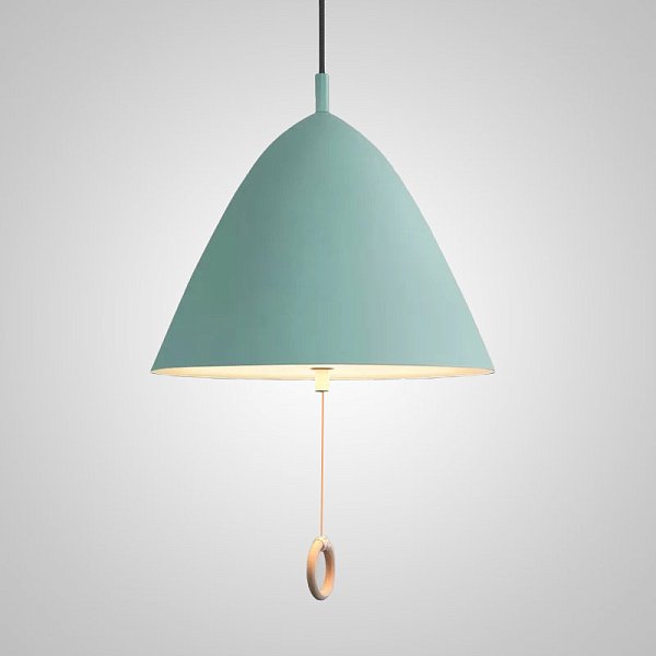 Подвесной светильник HUG D33 light green by ImperiumLoft