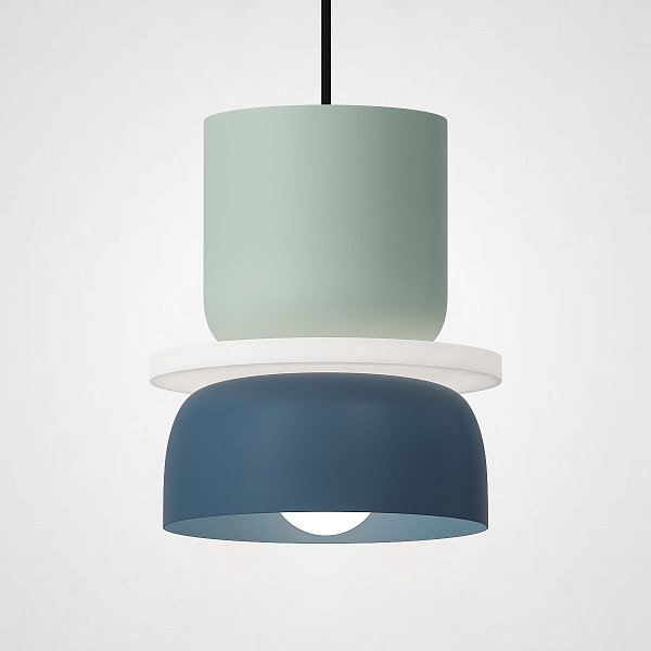Подвесной светильник ILO D18,5 mint/blue by ImperiumLoft