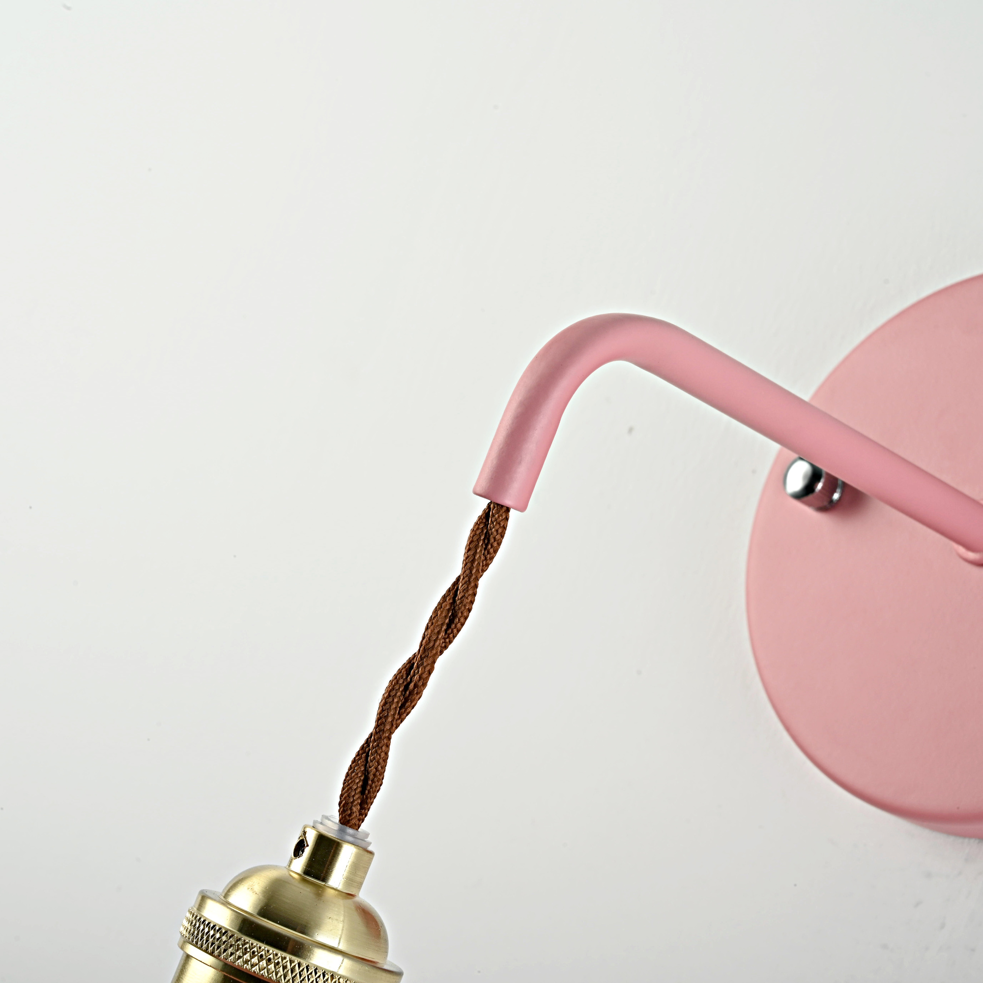Бра С Подвесным Плафоном Braid Wall Pink By Imperiumloft