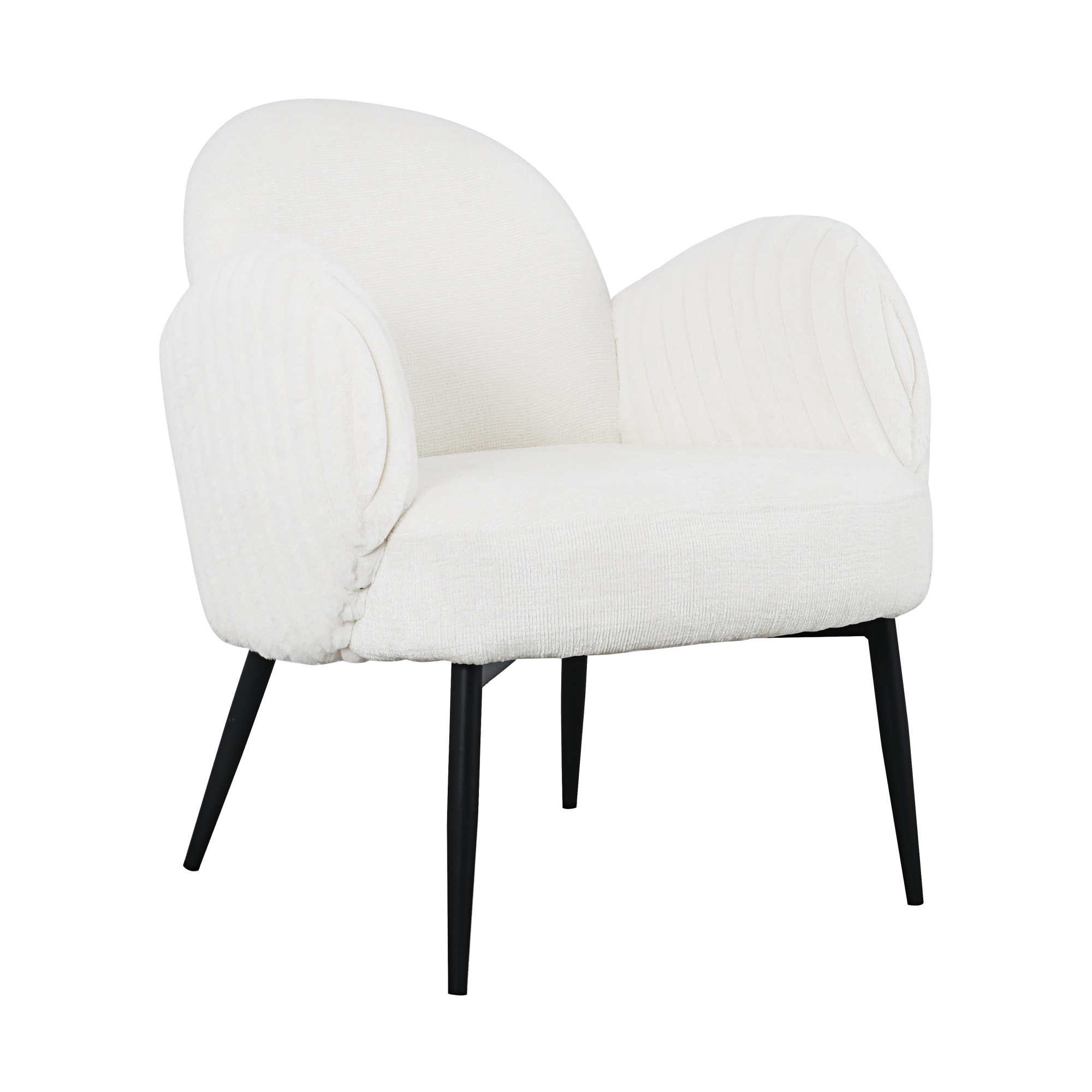 Кресло Wave Stripes букле белый Stool Group