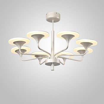 Люстра на штанге PILLAR L8 Silver by ImperiumLoft