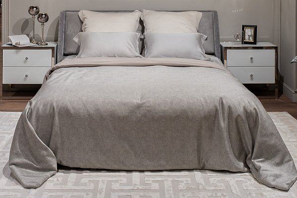 Покрывало Gloss 260х260см серое Garda Decor 121GD-12112