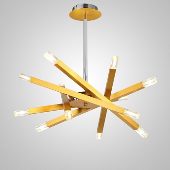 Люстра на штанге SNAP D25 Gold by ImperiumLoft