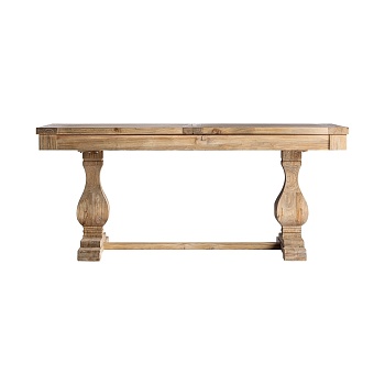 Прямоугольный раздвижной стол Berca натуральный цвет 180x90 Vical