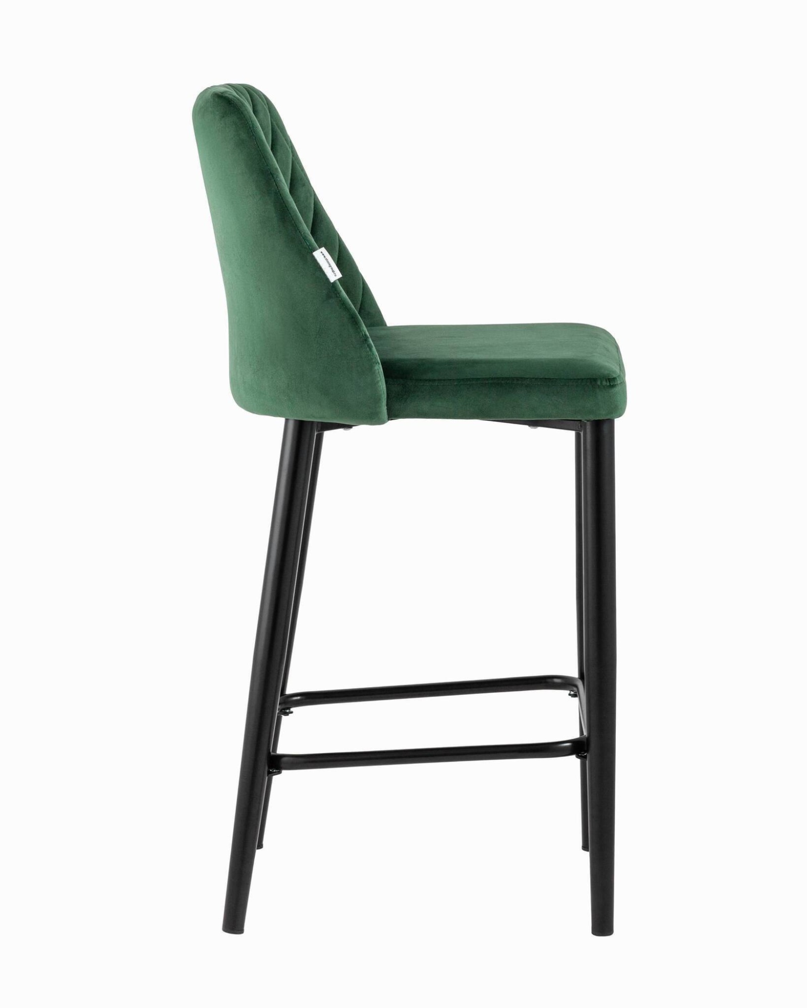 Стул полубарный Диего велюр зеленый Stool Group