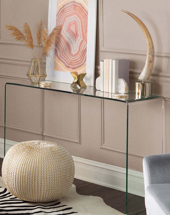 Консоль из закаленного стекла Стоктон Louvre Home LHF006