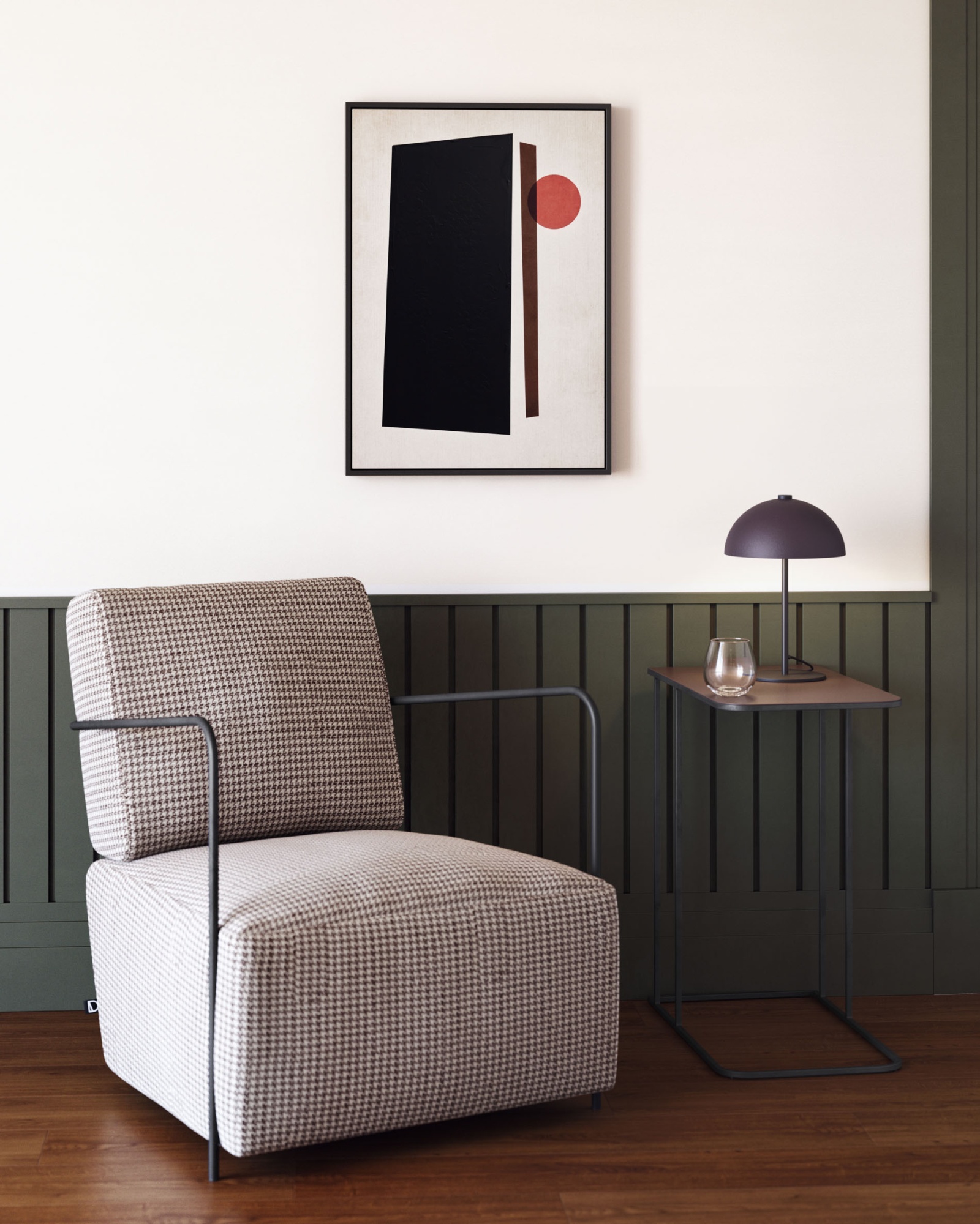 Кресло Gamer ткань бежево-коричневый La Forma (ex Julia Grup)