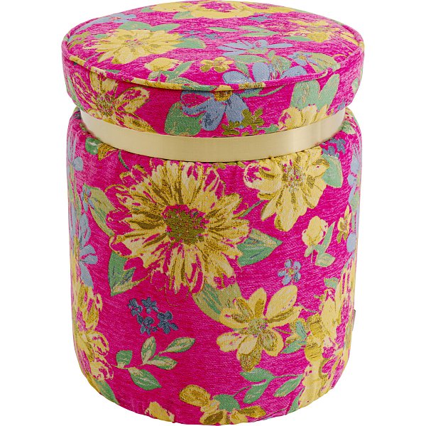 Пуф Flower Fever Pink Ø39cm KARE 71089
