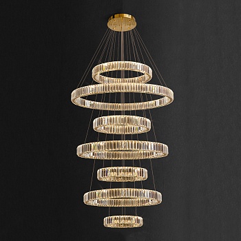 Подвесная люстра BERTOLDA COMBO D30+80+40+90+50+100+60 by ImperiumLoft