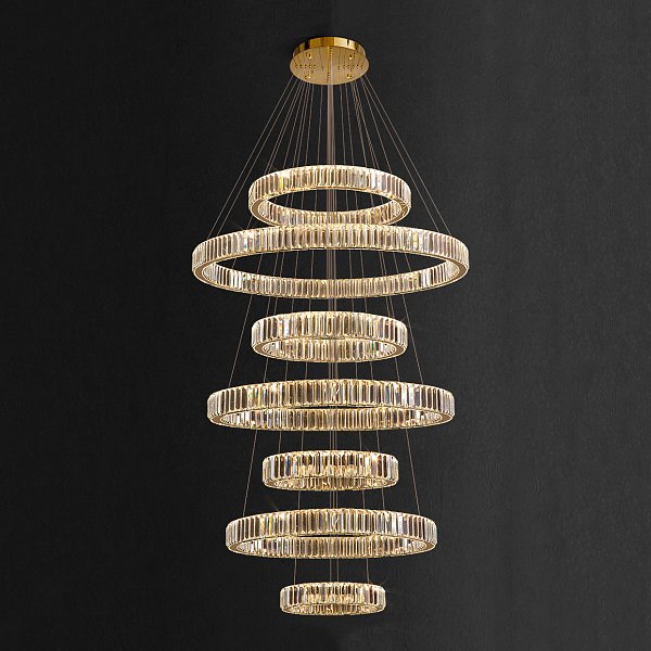 Подвесная люстра BERTOLDA COMBO D30+80+40+90+50+100+60 by ImperiumLoft