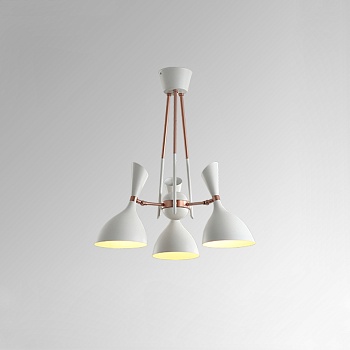 Подвесная люстра TRUMPET D52 White by ImperiumLoft