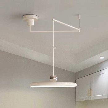 Подвесной светильник DEGREE White Chrome by ImperiumLoft