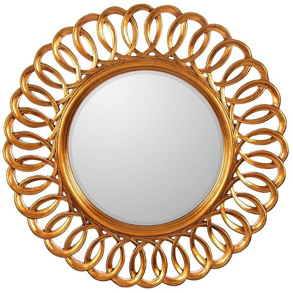 Круглое зеркало в раме Kimberly Gold Art-Zerkalo FA110GL
