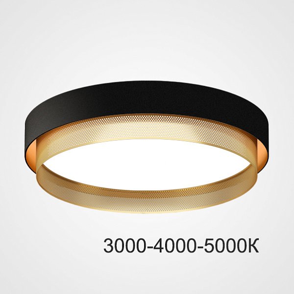 Потолочный светильник MALIA D55 Black Brass Трехцветный свет by ImperiumLoft