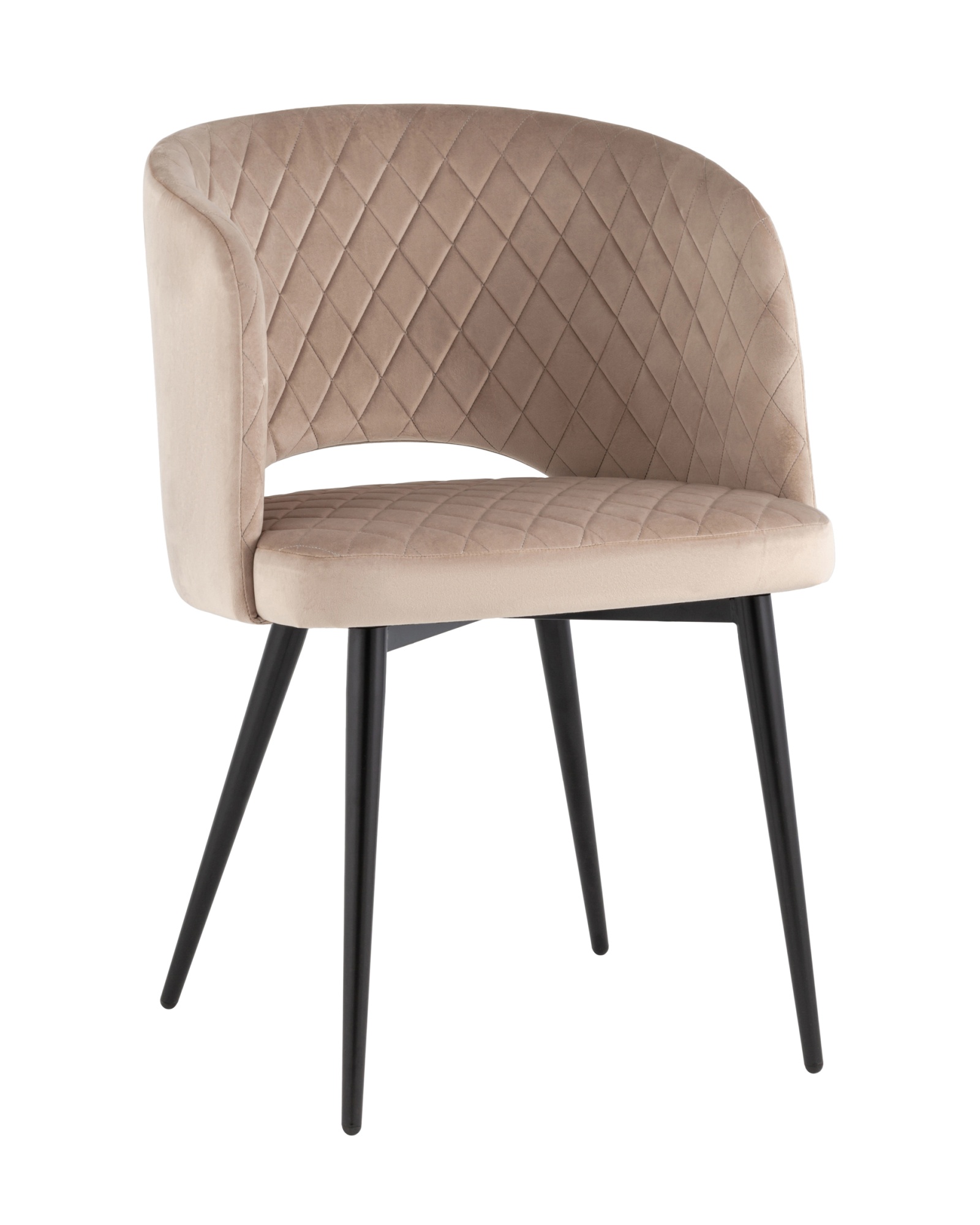 Стул-кресло Дарелл велюр бежевый Stool Group