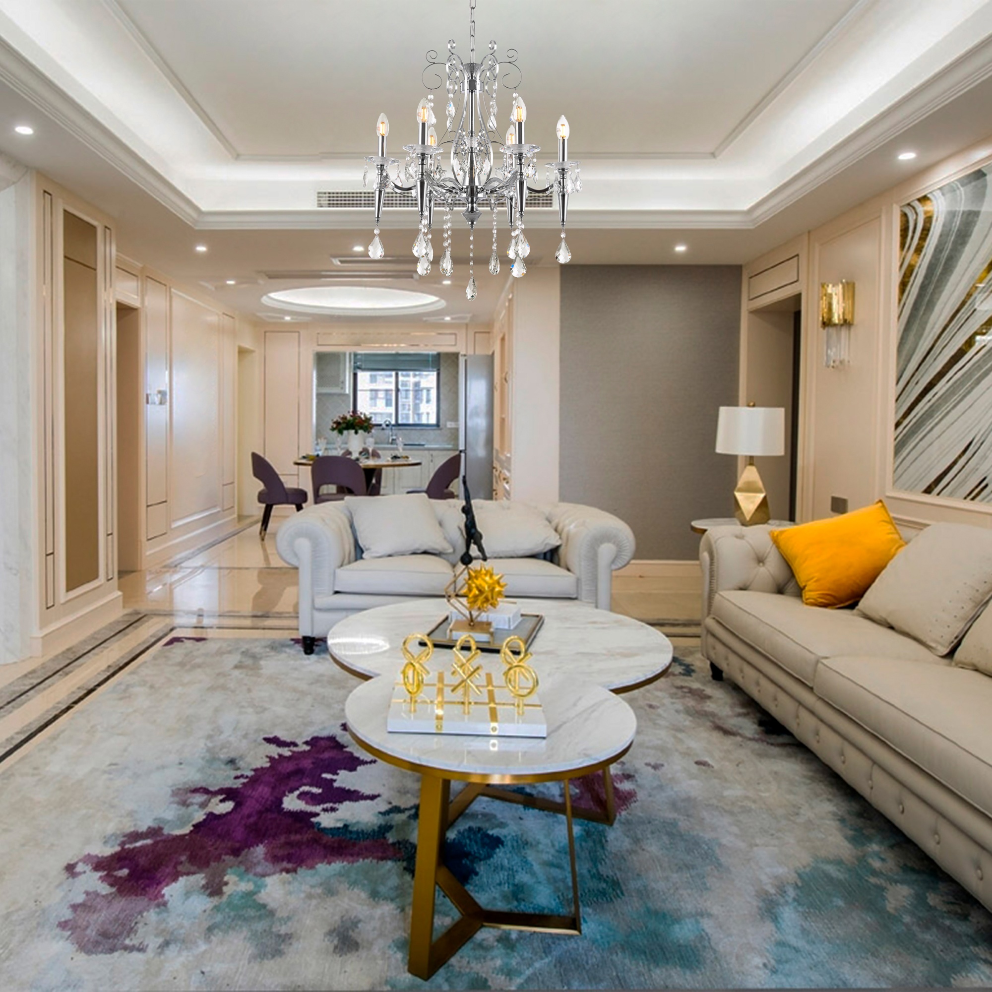 Люстра 347710/6 CR Arte Milano