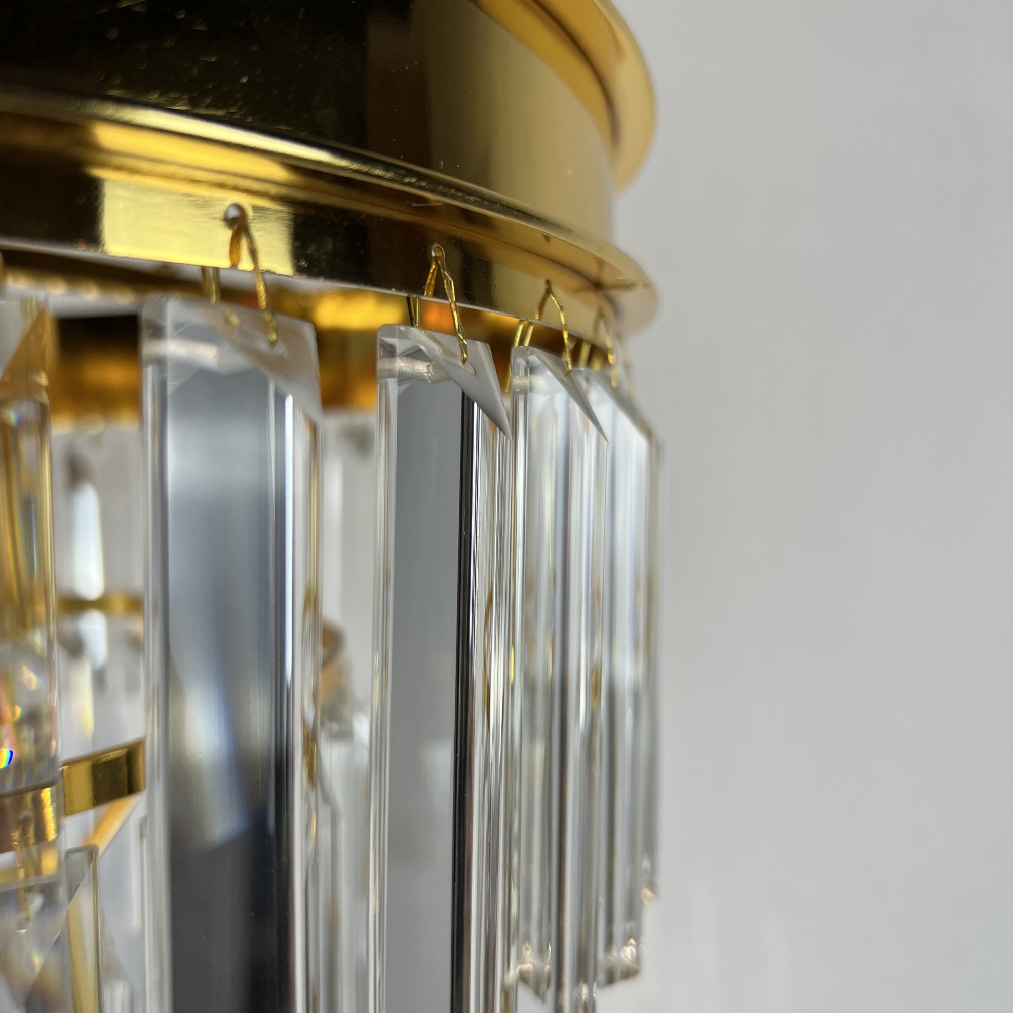Торшер Rh 1920S Odeon Clear Glass Floor Lamp Gold By Imperiumloft