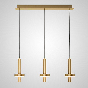 Подвесной светильник FALKA MORE B Gold Планка by ImperiumLoft