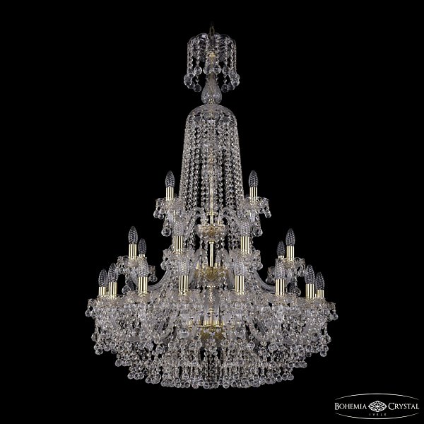 Люстра хрустальная 1409/16+8+4/300/XL-130/3d G