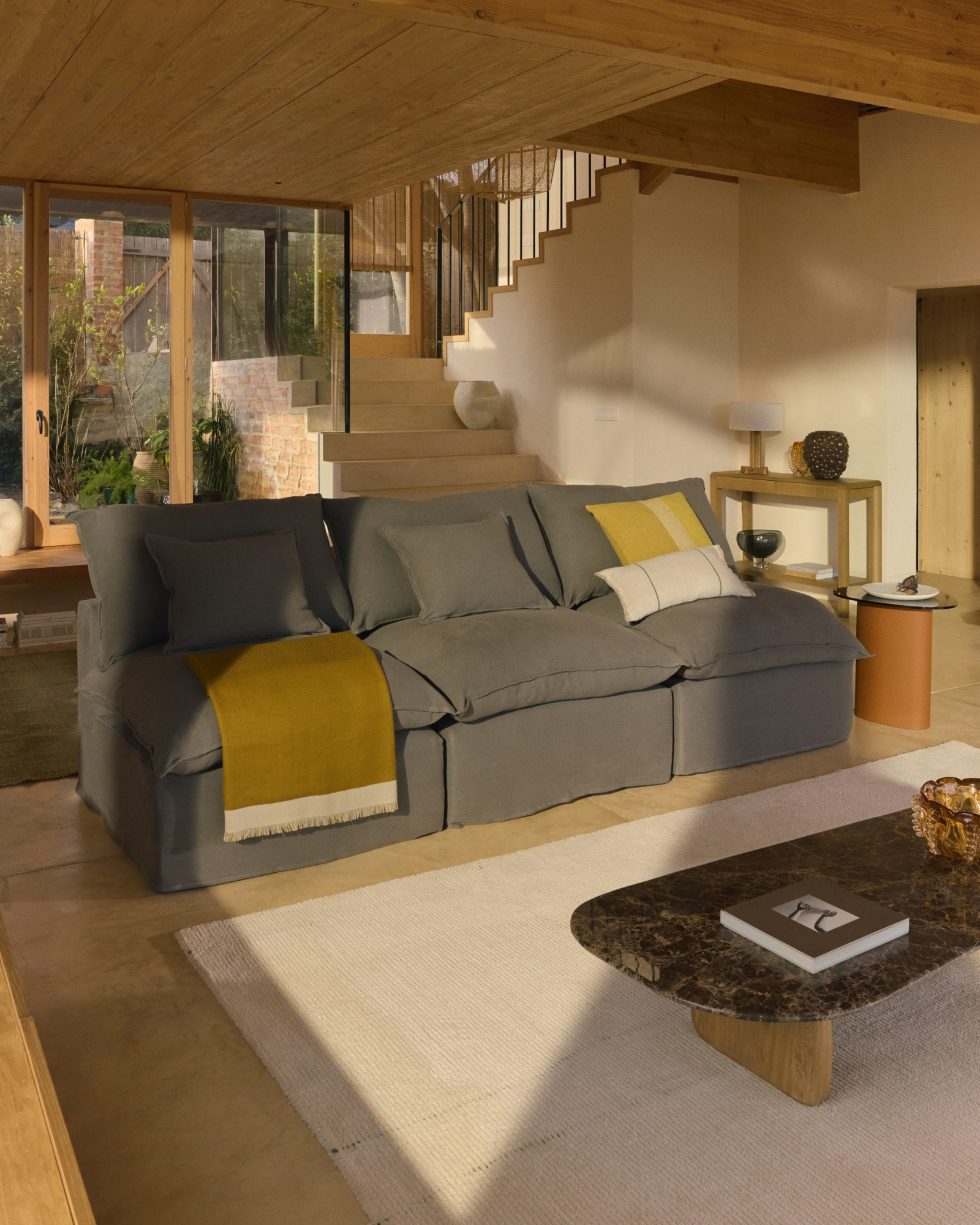 Двухцветный шерстяной плед Orlet, 130 x 170 см La Forma 481469