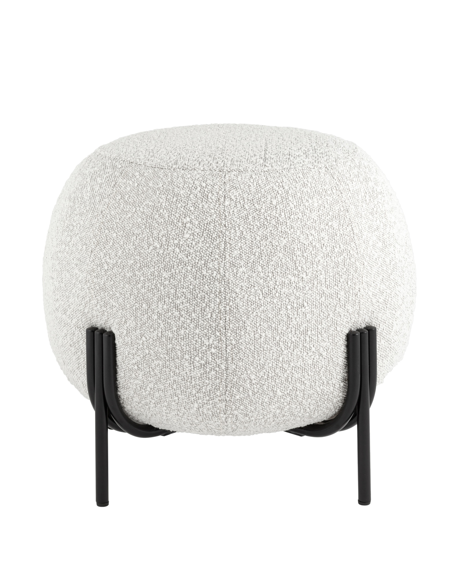Пуф Флик букле молочный Stool Group