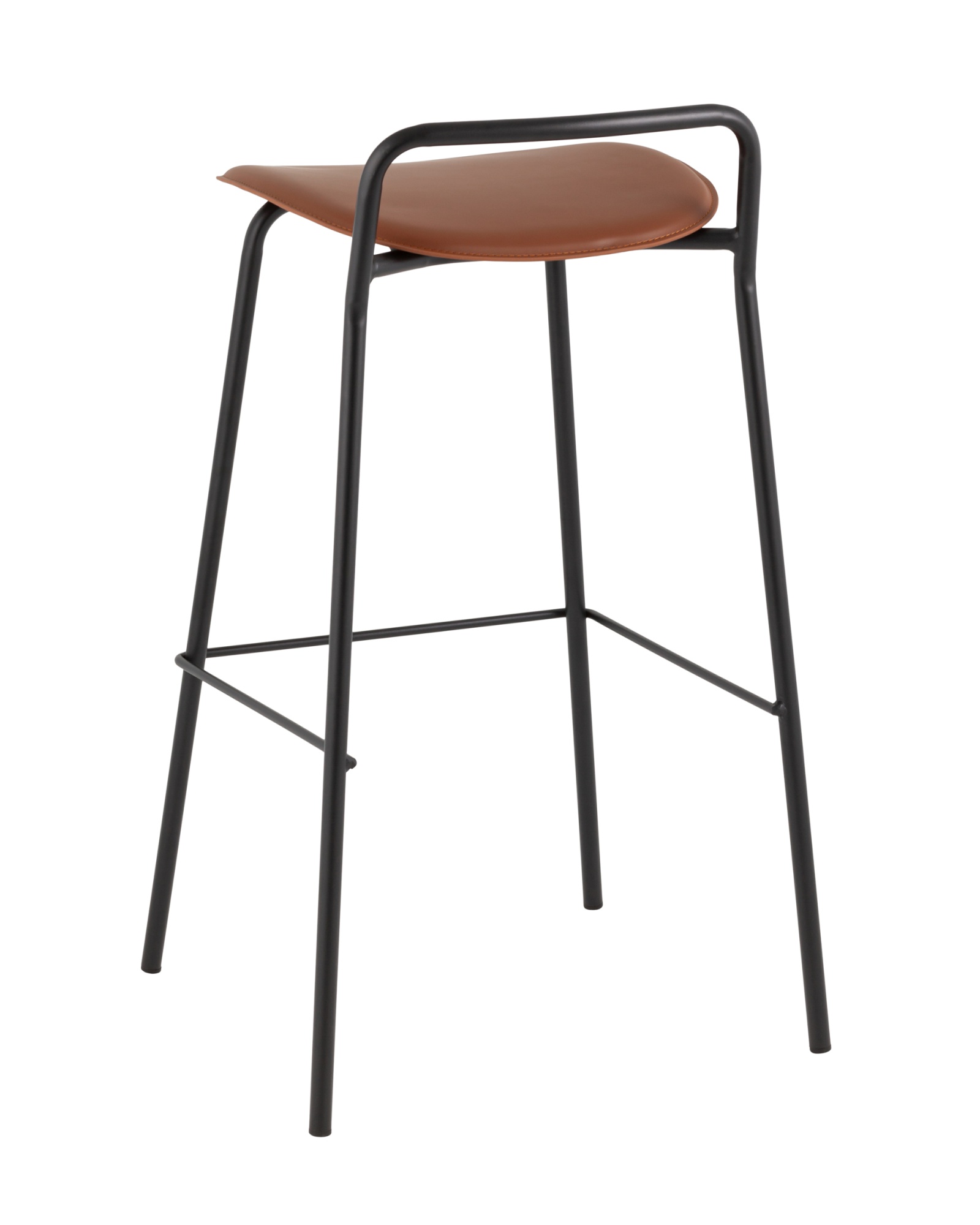 Стул барный Mantis экокожа коричневый Stool Group